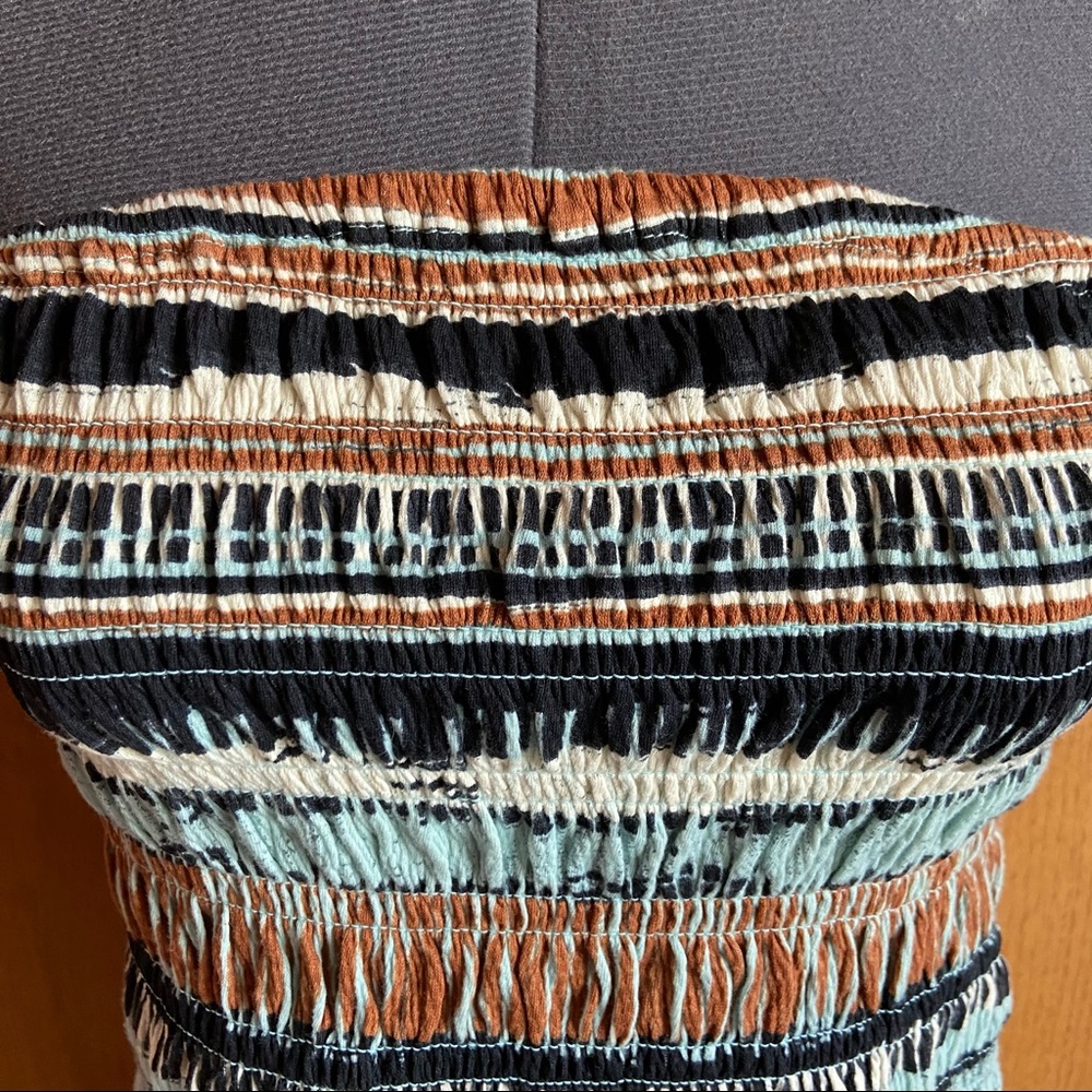 NWT Anthropologie Porridge Smocked Peplum Tube Top - Picture 3 of 10